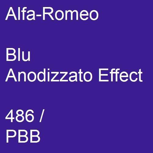 Alfa-Romeo, Blu Anodizzato Effect, 486 / PBB.